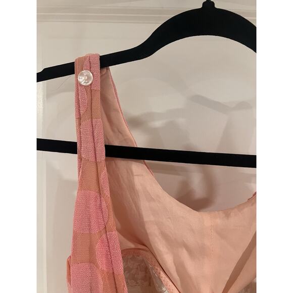 Vintage Cole One Piece swimsuit size L 50's/60's retro pink - Picture 4 of 8